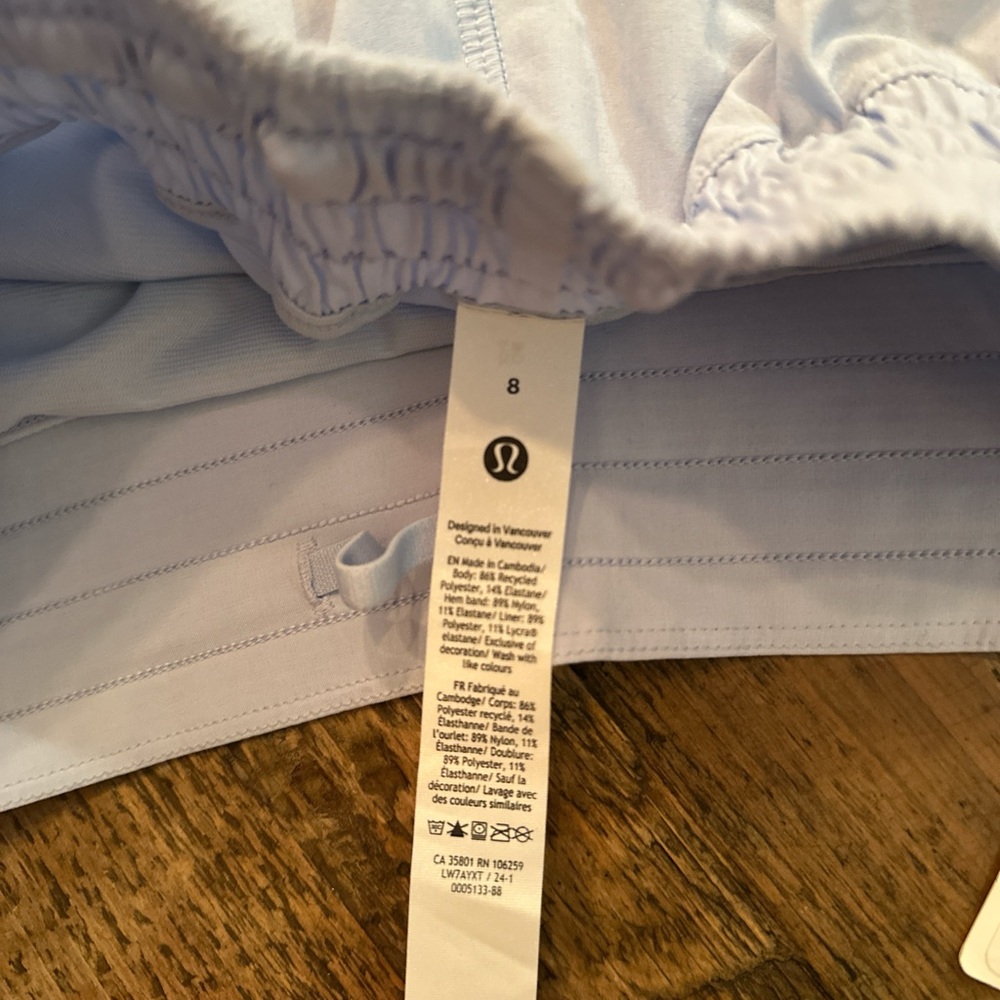 lululemon athletica Women's Athletic Shorts in Light Gray - Picture 4 of 4